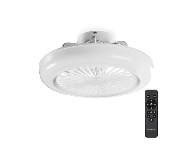 Noaton Polaris bílý 11045W stropní ventilátor se světlem a dálkovým ovládáním