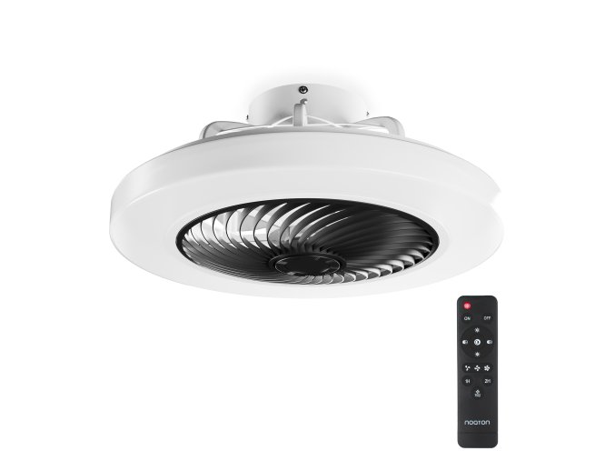 Noaton Triton černý 50 12050B stropní ventilátor se světlem a dálkovým ovládáním