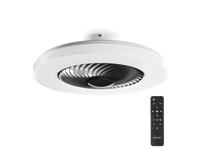 Noaton Triton černý 58 12058B stropní ventilátor se světlem a dálkovým ovládáním