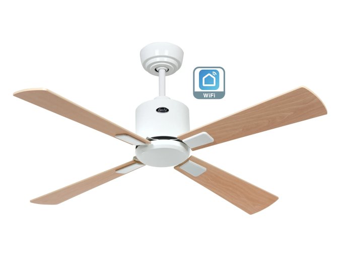 CasaFan 943121W Eco Neo III WiFi, buk, stropní ventilátor - 4 lopatky