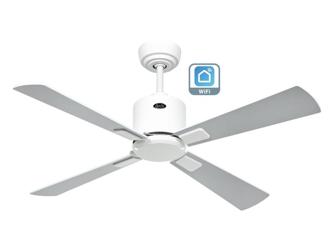 CasaFan 943131W Eco Neo III WiFi, světle šedá, stropní ventilátor - 4 lopatky