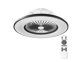 Stropní ventilátor se světlem 11056BR Vega, černá - hlavní