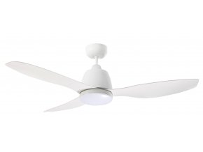 Martec Elite 122 cm, bílá, stropní ventilátor se světlem