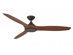 Martec Newport 142 cm, bronz a ořech, stropní ventilátor bez světla