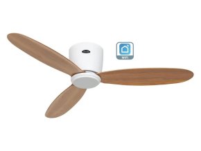 CasaFan 311304W Eco Plano II WiFi, přírodní dub, stropní ventilátor - 3 lopatky