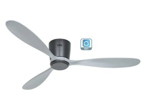 CasaFan 313297W Eco Plano II WiFi, světle šedá, stropní ventilátor - 3 lopatky