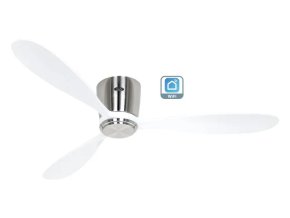 CasaFan 313289W Eco Plano Wood WiFi, bílá, stropní ventilátor - 3 lopatky
