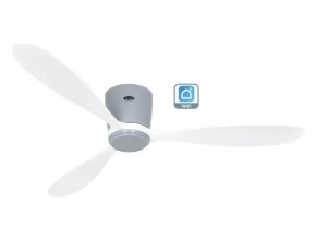 CasaFan 313277W Eco Plano Wood WiFi, bílá, stropní ventilátor - 3 lopatky