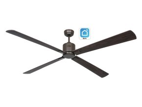 CasaFan 949415W Eco Neo III WiFi, ořech, stropní ventilátor - 4 lopatky