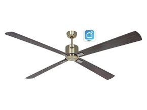CasaFan 944415W Eco Neo III WiFi, ořech, stropní ventilátor - 4 lopatky