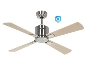 CasaFan 942121W Eco Neo III WiFi, buk a javor, stropní ventilátor - 4 lopatky