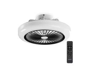 Noaton Polaris černý 11045B stropní ventilátor se světlem a dálkovým ovládáním