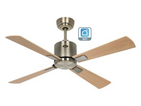 CasaFan 944121W Eco Neo III WiFi, buk, stropní ventilátor - 4 lopatky