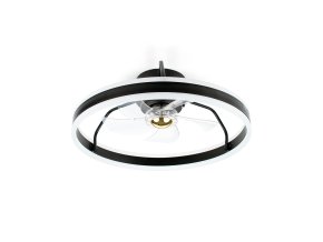 Noaton 16050B Atria, černá, stropní ventilátor se světlem