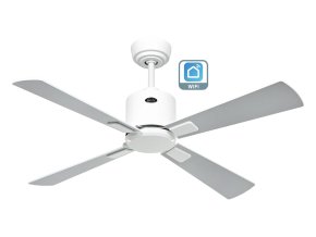 CasaFan 943131W Eco Neo III WiFi, světle šedá, stropní ventilátor - 4 lopatky