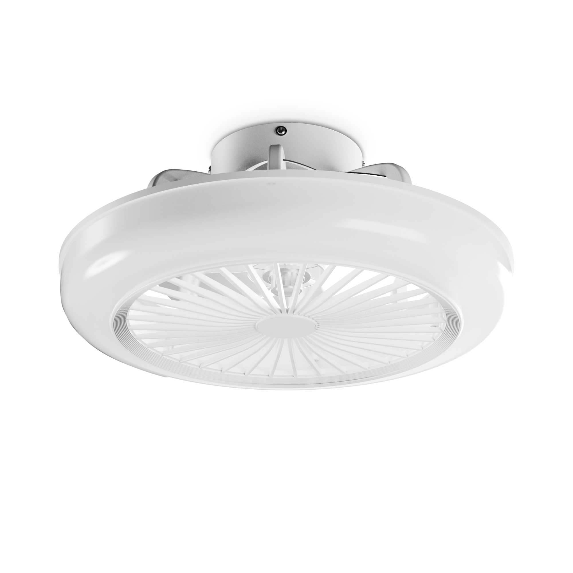 Noaton 11045W Polaris, bílá, stropní ventilátor se světlem