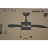 FARO 33186 PALAO, šedý, stropní ventilátor s osvětlením  řetízkové ovládání, dálkové ovládání lze dokoupit