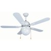 Stropní ventilátor se světlem FARO 33156 AGADIR bílý