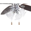 Světelný kit FARO 33406 chrom pro stropní ventilátor FARO 33404 TOMIL