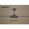 FARO 33351 MALLORCA, mahagon a bělený dub, stropní ventilátor  dálkové ovládání