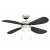 Stropní ventilátor AireRyder FN43336 Classic ořech/saténový nikl