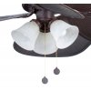 Světelný kit FARO 33352L tmavě hnědý pro stropní ventilátor FARO 33352 CUBA