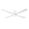 Sulion 072224 MALIBU, bílá, stropní ventilátor se světlem