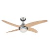 Sulion 072263 ACHILIA, hnědá, stropní ventilátor se světlem