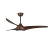 Sulion 075306 GALILEO, tmavě hnědá, stropní ventilátor s LED světlem a DC motorem