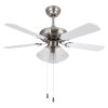 Sulion 072822 SKUA, bílá a šedá, stropní ventilátor se světlem