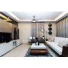 Sulion 075099 BALOO+, šedá a hnědá, stropní ventilátor s LED světlem - interiér