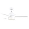 Sulion 072825 HANNA, bílá, stropní ventilátor s LED světlem