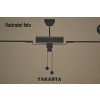 FARO 33713 YAKARTA, mahagon/tmavý ořech, hnědý, stropní ventilátor