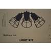 Světelný kit FARO 33714 černý pro stropní ventilátor FARO YAKARTA
