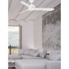 Stropní ventilátor se světlem FARO 33750 LUZON bílý