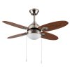 Sulion 072805 IZU, hnědý, stropní ventilátor se světlem