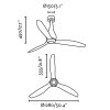 Stropní ventilátor Faro - schéma