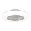 Stropní ventilátor se světlem, Callisto, bílá - rozsvícený