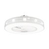 Stropní ventilátor se světlem Noaton 11060W Nebula - rozsvícený