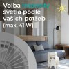 Noaton 11045W Polaris, bílá, stropní ventilátor se světlem - funkce stmívání