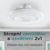 Noaton 12050W Triton, bílá, stropní ventilátor se světlem - 2v1