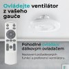Noaton 12050W Triton, bílá, stropní ventilátor se světlem - dálkové ovládání