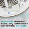Stropní ventilátor se světlem 11056CR Vega, kávová - reproduktor bluetooth