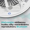 Stropní ventilátor se světlem 11056BR Vega, černá - bluetooth