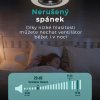Stropní ventilátor se světlem 11056BR Vega, černá - nízká hlasitost