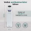 Noaton Naturaq bílá, antibakteriální UV láhev na vodu 600 ml