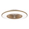 Stropní ventilátory se světlem Noaton 11056CR Vega - rozsvícený