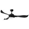 Martec Scorpion 132 cm, černá, stropní ventilátor se světlem
