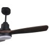 Martec Menorca, 132 cm, černá, stropní ventilátor se světlem - lopatka