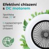 Stropní ventilátor se světlem, Callisto, černá - Efektivní chlazení s DC motorem